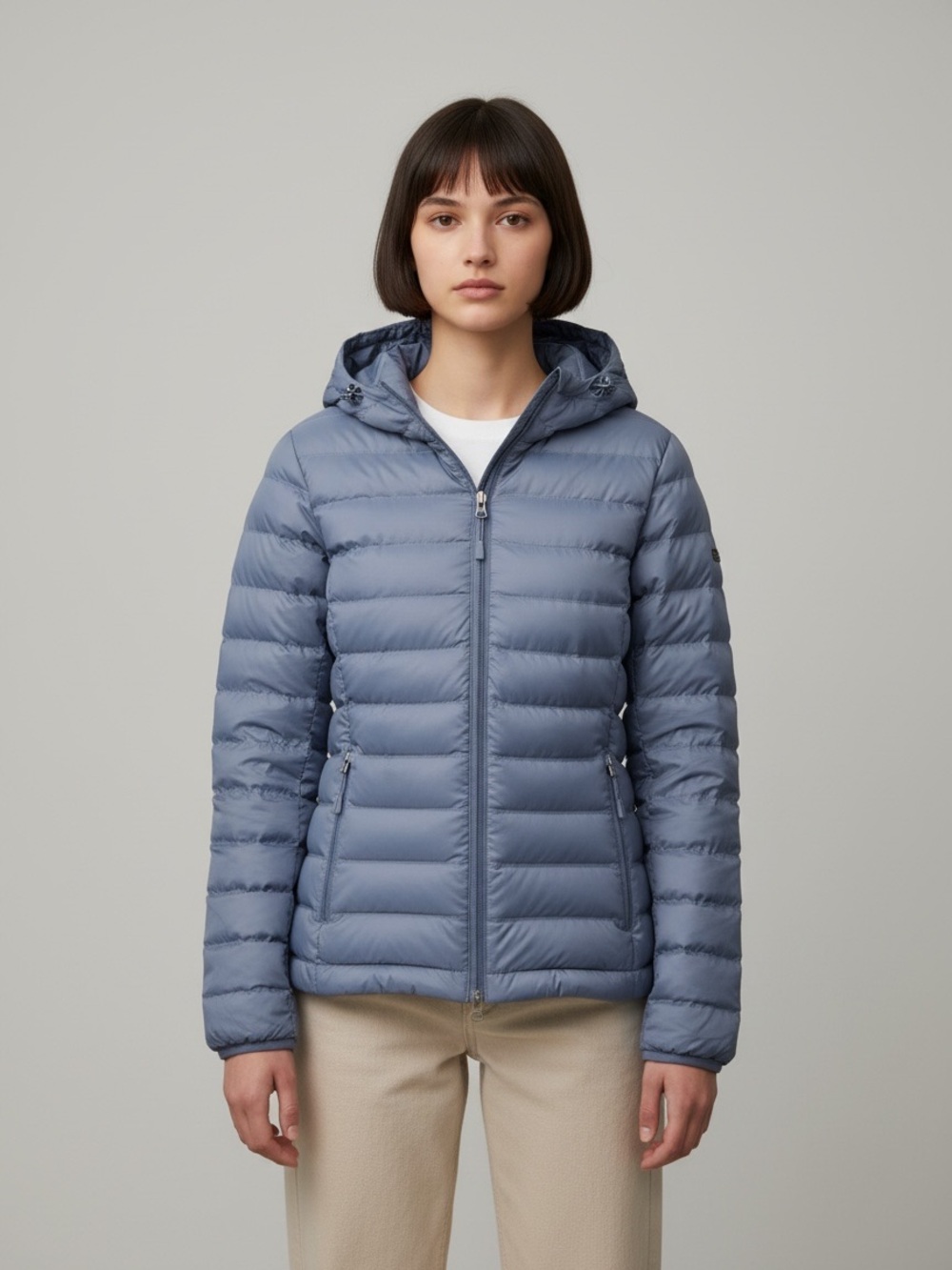 ZeroXposur Lavender Hooded ThermoCloud Puffer Jacket Small